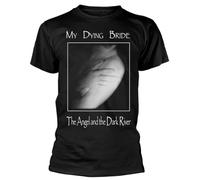 Razamataz My Dying Bride - Camiseta unisex de manga corta con texto en inglés "The Angel and The Dark River", Negro, 50