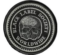 Razamataz - Parche Worldwide de 9 cm x 10 cm, color negro, producto oficial