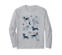 Razas De Perros En El Espacio Retro Divertido Retro Divertido Manga Larga