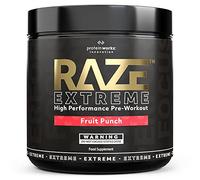 Raze Extreme Pre Workout Powder | Ponche de Fruta | Creatina, Cafeína y Beta Alanina | Bebida Energética | THE PROTEIN WORKS | 30 raciones