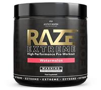 Raze Extreme Pre Workout Powder | Sandía | Creatina, Cafeína y Beta Alanina | Bebida Energética | THE PROTEIN WORKS | 30 raciones