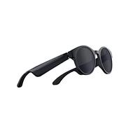 Razer Anzu - Gafas de sol con filtro de luz azul o de audio (redondas, grandes) (sonido de baja latencia, diseño resistente al agua IPX4, micrófono y altavoces incorporados) Negro