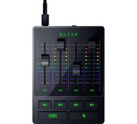Razer Audio Mixer - Mezclador de audio para streaming (Mezclador de audio analógico, interfaz de 4 canales con botones de silencio, entrada XLR con preamplificador, Plug and Play) Negro