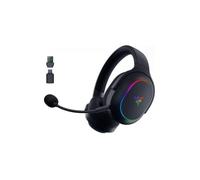 Razer Barracuda X Chroma - Auriculares inalámbricos para Juegos multiplataforma con 6 Zonas Chroma RGB (SmartSwitch Hyperspeed y Bluetooth, Altavoces de 40mm, micrófono Desmontable) Negro