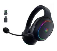 Razer Barracuda X Chroma - Auriculares inalámbricos para Juegos multiplataforma con 6 Zonas Chroma RGB (SmartSwitch Hyperspeed y Bluetooth, Altavoces de 40mm, micrófono Desmontable) Negro