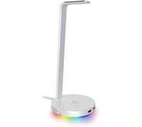 Razer Base Station V2 Chroma - Soporte para auriculares con concentrador USB (Iluminación Chroma RGB, 2 puertos USB 3.1, Base antideslizante, Diseñado para audífonos para juegos) Mercury