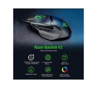 Razer Basilisk V2 Gaming Mouse 20000 Moving speed Optical Sensor Chroma RGB Lighting 11 Programmable Buttons Customizable Scroll Resistance Right-hand