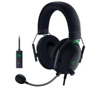Razer BlackShark V2 Gaming Headset: THX 7.1 Spatial Surround Sound,50 mm Driver, Micrófono Desmontable, PC, PS4, PS5, Switch, Xbox One, Xbox Series X & S, Mobile,3.5 mm Audio Jack & USB DAC,Negro