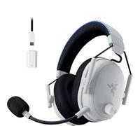 Razer BlackShark V3 Pro for PlayStation - Auriculares inalámbricos para Esports con cancelación Activa de Ruido ANC - Controladores de 50mm - HyperSpeed 2,4GHz - Spatial THX - PS5/PC | Blanco