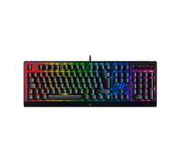 Razer BlackWidow V3 (Green Switch) - Teclado Gaming con interruptores mecánicos (táctil y Clic, Teclas ABS, Teclas Multimedia, iluminación RGB Chroma) QWERTZ | disposición DE, Negro