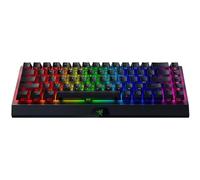 Razer BlackWidow V3 Mini HyperSpeed (Interruptor Amarillo) - Teclado Mecánico Inalámbrico para Juegos 65% (Interruptores Mecánicos Silenciosos, Teclas Fantasma, Bluetooth, USB-C) Diseño US, Phantom Ed