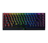 Razer BlackWidow V3 Mini HyperSpeed (Interruptor Amarillo) - Teclado Mecánico Inalámbrico para Juegos 65% (Mecánicos Silenciosos, Bluetooth, Teclas de Pudín Sigiloso) QWERTY Teclado US | Negro