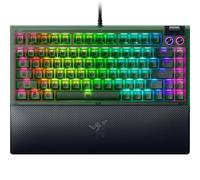 Razer BlackWidow V4 75% Phantom Green Edition - Teclado mecánico para Juegos Intercambiable en Caliente (táctiles Naranjas, Rodillo, 2 Botones dedicados) Diseño US | Phantom Green