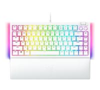Razer BlackWidow V4 75% Teclado mecánico para juegos: diseño intercambiable en caliente, compacto y duradero, interruptores táctiles naranjas, Chroma RGB, teclas MF Roller y multimedia, cómodo