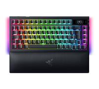 Razer BlackWidow V4 Pro 75% - Teclado inalámbrico para Juegos Intercambiable en Caliente - Pantalla OLED (dial de comandos, 4K Hz y conectividad Bluetooth) Diseño US ISO | Negro