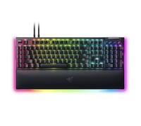 Razer BlackWidow V4 Pro (Interruptor Verde) - Teclado Mecánico para Juegos (Interruptores Mecánicos con Clic, Dial de Comandos y 8 Teclas Macro Dedicadas, Rodillo Multifunción) Diseño US | Negro