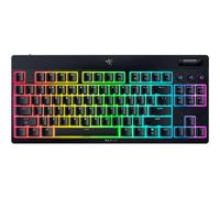 Razer BlackWidow V4 - Teclado inalámbrico para Juegos TKL HyperSpeed de Perfil bajo: interruptores mecánicos Verdes - 2.4 GHz inalámbrico y Bluetooth - Rodillo multifunción - 3 Botones de Control