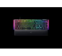 Razer BlackWidow V4 - Teclado mecánico gaming con Chroma RGB (Switches mecánicos amarillos, 6 teclas macro dedicadas, Teclas de ABS de doble inyección) QWERTY Teclado US | Negro