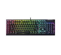 Razer BlackWidow V4 X (Interruptor Verde) - Teclado mecánico para Juegos Chroma RGB (interruptores mecánicos con Clic, 6 Teclas Macro dedicadas, Teclas ABS de Doble Disparo), diseño