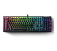 Razer BlackWidow V4 X - Teclado mecánico Gaming (Switches mecánicos Amarillos, 6 Teclas Macro dedicadas, Teclas de ABS de Doble inyección, Chroma RGB) QWERTY Teclado ES | Negro