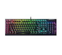 Razer BlackWidow V4 X - Teclado mecánico gaming con Chroma RGB (Switches mecánicos amarillos, 6 teclas macro dedicadas, Teclas de ABS de doble inyección) QWERTY Teclado US | Negro