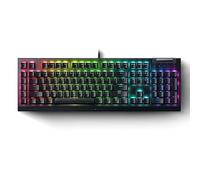 Razer BlackWidow V4 X - Teclado mecánico gaming con Chroma RGB (Switches mecánicos verdes Razer, 6 teclas macro dedicadas, Teclas de ABS de doble inyección) US-Layout | Negro