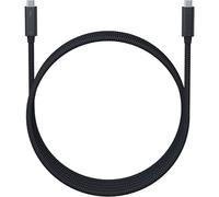 Razer Cable Thunderbolt 4 (2,0 m), hasta 40 gigabits por segundo, resoluciones de hasta 8 K, hasta 100 W de carga, compatible con dispositivos Windows PC/Mac/Thunderbolt 3, color negro