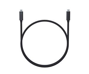 Razer Cable Thunderbolt 4 - Cable Thunderbolt de alto rendimiento (40 GB/s, resolución de hasta 8K, carga de 100W, compatible con Thunderbolt 3) Negro | 0.8M