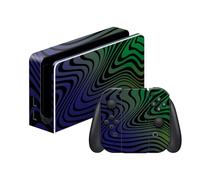 Razer Carcasa para Consola: Switch - Envoltura Completa - Vinilo Fundido 3M Protección contra arañazos - Diseños y Acabados únicos - Fácil aplicación - Crepúsculo Ondulado