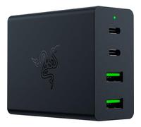 Razer Cargador portátil USB-C de 130 W GAN: pequeño y poderoso, Carga hasta 4 Dispositivos, Carga más rápida, Movilidad en Mente, Entrega de energía más Segura, Color Negro