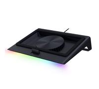 Razer Laptop Cooling Pad - Soporte de refrigeración Inteligente para portátiles de 14" a 18" Pulgadas - Cámara de presión hermética (Curvas de Ventilador Personalizadas, concentrador USB-A) Negro