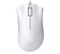 Razer DeathAdder Essential Gaming Mouse: Sensor óptico de 6400 dpi - 5 Botones programables - Interruptores mecánicos - Agarres Laterales de Goma - Blanco Mercurio