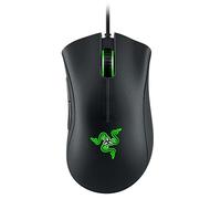 Razer DeathAdder Essential - Ratón Gaming con sensor óptico, 6400 DPI (5 botones programables, interruptores mecánicos, agarres laterales de goma), Negro