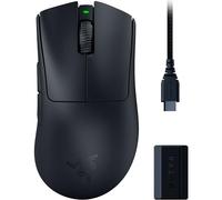 Razer DeathAdder V3 Pro HyperPolling Wireless Dongle - Ratón para Esports Ultraligero con una magnífica tasa de sondeo inalámbrico de 8K Hz (63 g, Sensor óptico Focus Pro de 30k PPP) Negro