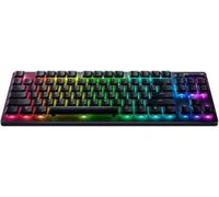 Razer DeathStalker V2 Pro TKL Teclado inalámbrico para juegos: interruptores ópticos de bajo perfil - Clicky Purple - HyperSpeed Wireless & Bluetooth 5.0-50 Hr Batería - Revestimiento ultra duradero