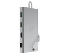 Razer - Estación de Carga USB C de 11 Puertos para Windows Mac Ordenador portátil iPad Surface Chromebook: Tipo C, HDMI, Ethernet, MicroSD - Pantalla 4K 60Hz - Tabletas 85W + Carga Rápida -