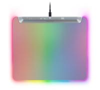 Razer Firefly V2 Pro Phantom White - Alfombrilla para ratón Gaming Totalmente iluminada RGB - Superficie microtexturizada - Base Antideslizante - USB-Hub - 360 x 278 mm | Edición Phantom White