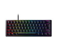 Razer Huntsman Mini (Interruptor Morado) - Teclado Compacto para Juegos 60% (interruptores óptico-mecánicos de Clic, Teclas PBT de Doble Disparo, Cable USB-C Desmontable) diseño del Reino Unido |
