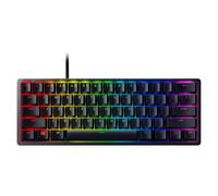 Razer Huntsman Mini (Interruptor Rojo) - 60% Teclado Compacto para Juegos (Interruptores Óptico-Mecánicos Lineales, Teclas PBT de Doble Disparo, Cable USB-C Desmontable) Diseño US | Negro