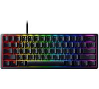 Razer Huntsman Mini (Interruptor Rojo) - Teclado Compacto 60% para Videojuegos con interruptores lineales rápidos opto-mecánicos (PBT, Cable USB-C extraíble) QWERTZ, diseño alemán, Negro