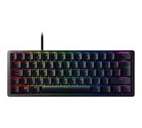 Huntsman Mini (Red Switch) - Teclado Gaming, compacto para juegos del 60% con interruptores opto-mecánicos (tapas de teclas PBT, cable USB-C desmontable) Teclado Español - Negro