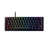 Razer Huntsman Mini (Purple Switch) - Teclado Gaming, compacto para juegos del 60% con interruptores opto-mecánicos (tapas de teclas PBT, cable USB-C desmontable) Teclado Español - Negro
