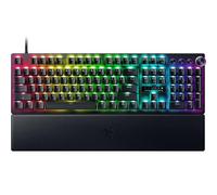 Razer Huntsman V3 Pro 8KHz Esports Teclado para juegos: Interruptores ópticos analógicos Gen 2-8000 Hz Polling Snap Tap - Disparador rápido - Actuación ajustable - Controles multimedia - Teclas PBT