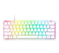 Razer Huntsman V3 Pro Mini 60% Teclado para juegos de eSports, color blanco | Interruptores ópticos analógicos, Razer Snap Tap, disparador rápido, accionamiento ajustable, teclas Mod de doble propósito