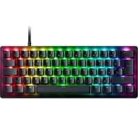 Razer Huntsman V3 Pro Mini (Switches analógicos) - Teclado óptico 60% (conmutadores analógicos Ajustables de 0,1 a 4,0 mm, Disparo rápido, Teclas PBT Doubleshot) Teclado AZERTY | Negro