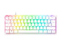 Razer Huntsman V3 Pro Mini - Teclado óptico analógico para Gaming, Formato 60% - Snap Tap & Rapid Trigger (botón de Control, Tapas de Teclas PBT Doubleshot), disposición QWERTZ DE, Color Blanco