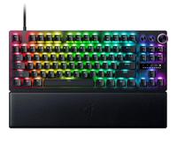 Razer Huntsman V3 Pro TKL 8KHz Esports Teclado para Juegos: Interruptores ópticos analógicos Gen 2-8000 Hz Polling Snap Tap - Disparador rápido - Actuación Ajustable - Controles Multimedia - Teclas