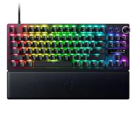 Razer Huntsman V3 Pro TKL - A Teclado óptico analógico para Esports - Snap Tap & Rapid Trigger (Modalità Attivazione Rapida, Dial multifunción y Botones de Control) Diseño QWERTY US | Negro