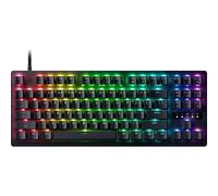 Razer Huntsman V3 Tenkeyless 8 KHz - Teclado óptico analógico para Esports - Snap Tap - HyperPolling a 8000 Hz - Ajustes Integrados - Teclas Multimedia secundarias - Teclado QWERTZ US | Negro