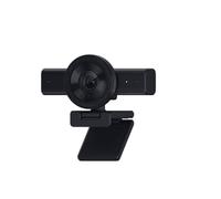 Razer Kiyo V2 - cámara Web 4K 30fps Encuadre automático basado en IA, 1080p 60fps, Cubierta integrada, HDR Lente Ultra Gran Angular, Compatible MS Teams, Zoom y Google Meet | Negro